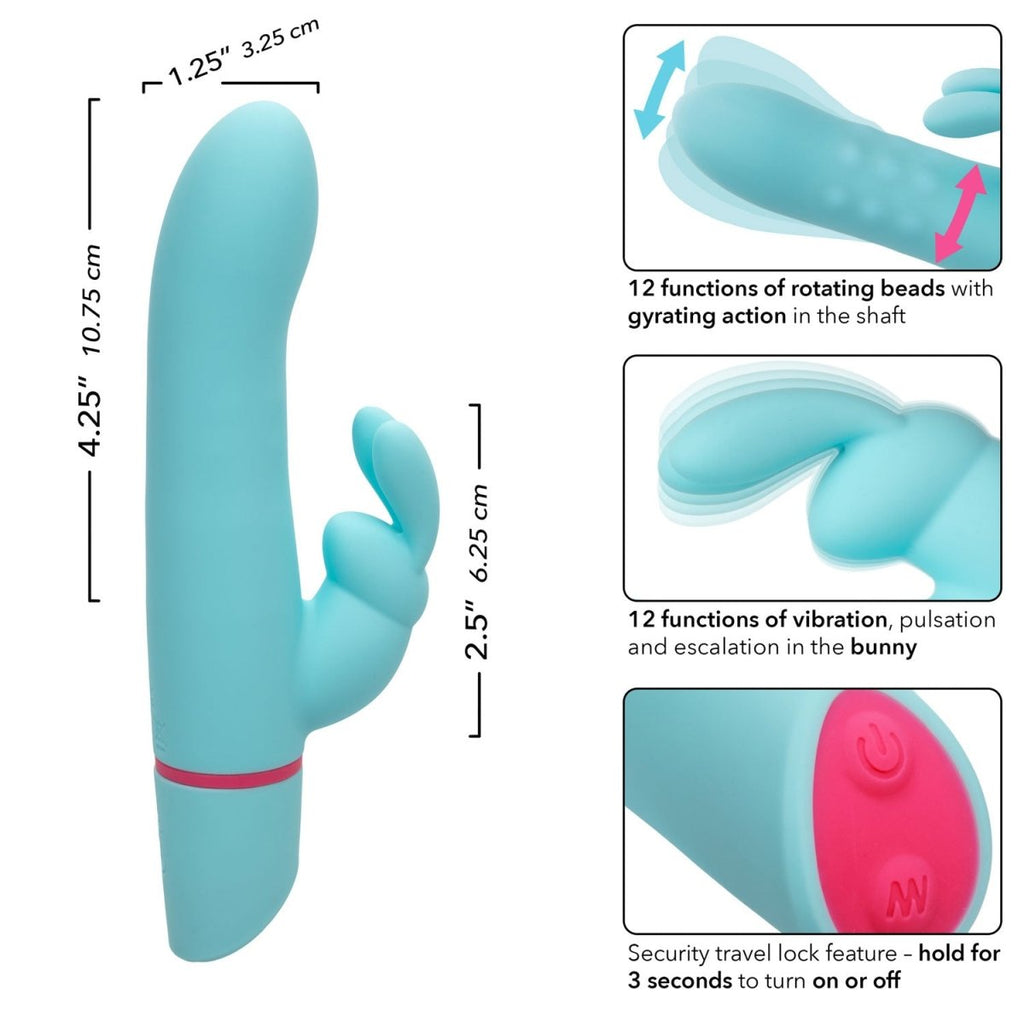 Love Bunny Rotating Bunny - Blue - TruLuv Novelties