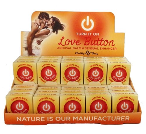 Love Button Arousal Balm - 30 Piece P.O.P. Display - TruLuv Novelties