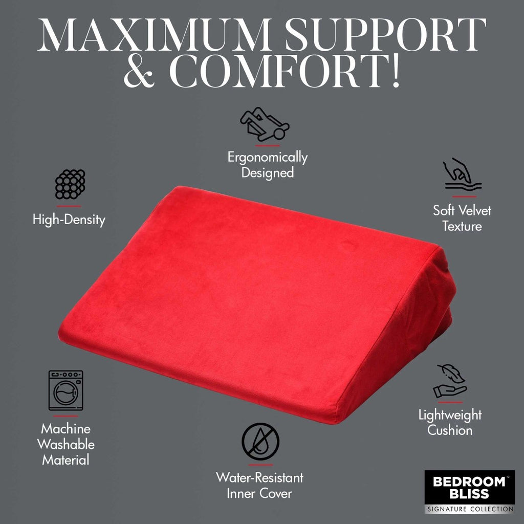Love Cushion Small Wedge Pillow - Red - TruLuv Novelties