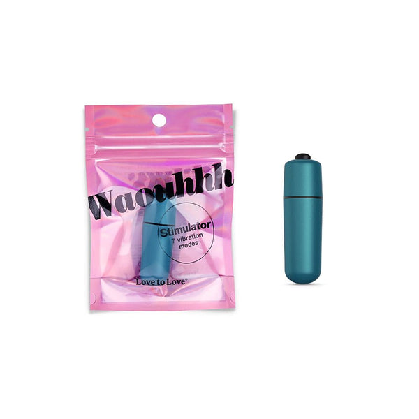 Love to Love Waouhhh Bullet Vibrator Teal Me - TruLuv Novelties