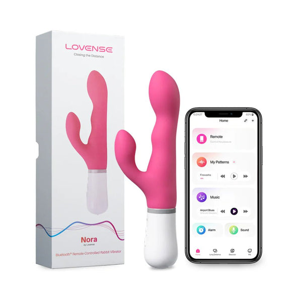 Lovense Nora Bluetooth Remote - Controlled Long - Distance Rabbit Vibrator - TruLuv Novelties