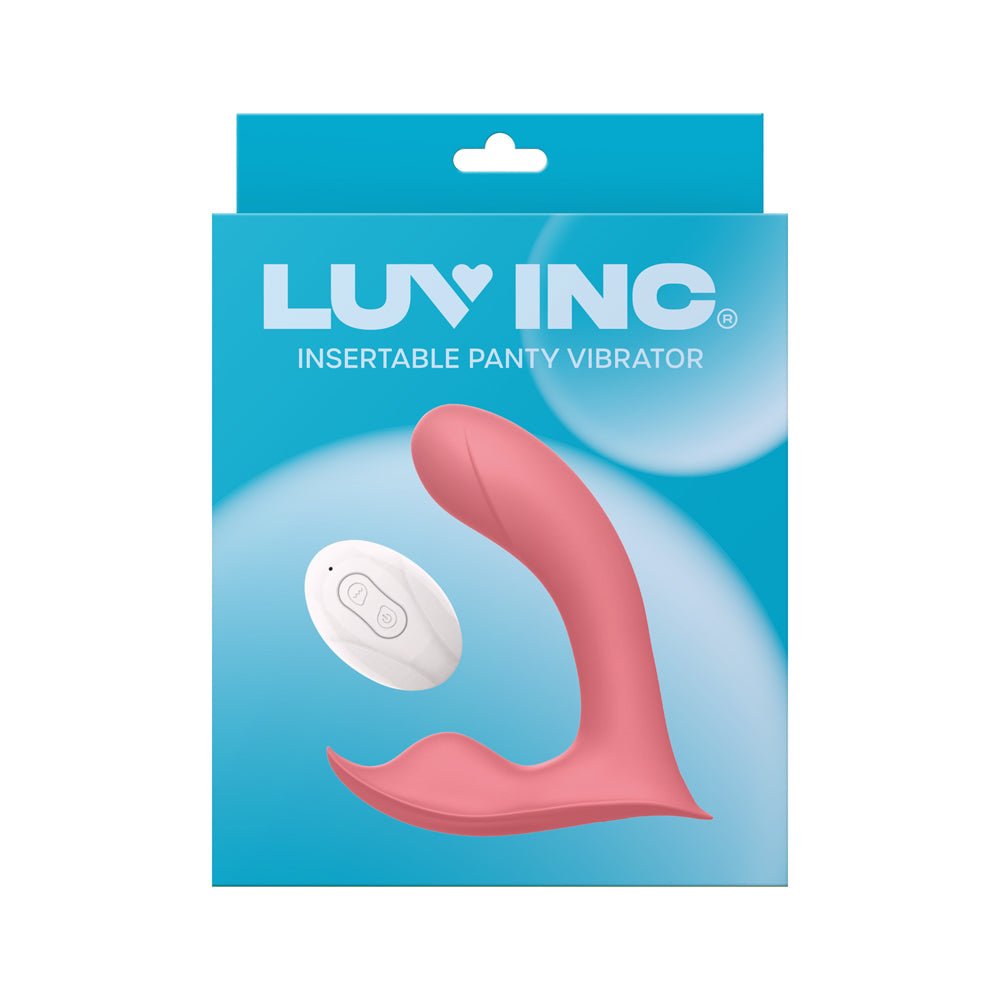 Luv Inc Pv71 Insertable Panty Vibrator Coral - TruLuv Novelties