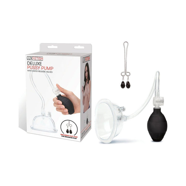 Lux Fetish Deluxe Pussy Pump with Quick-Release Valves - TruLuv Novelties