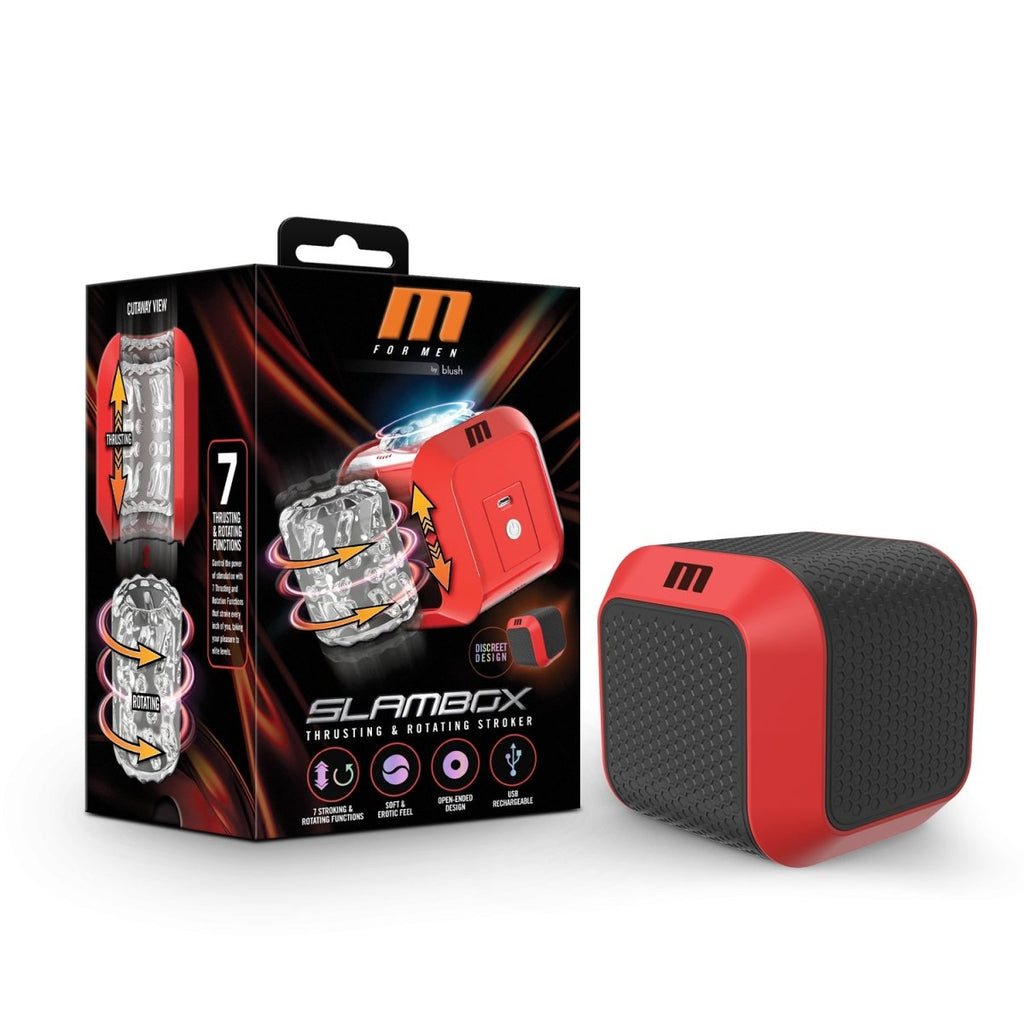 M for Men - Slambox - Red - TruLuv Novelties