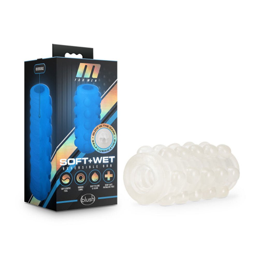 M for Men - Soft and Wet - Reversible Orb - Frosted - TruLuv Novelties