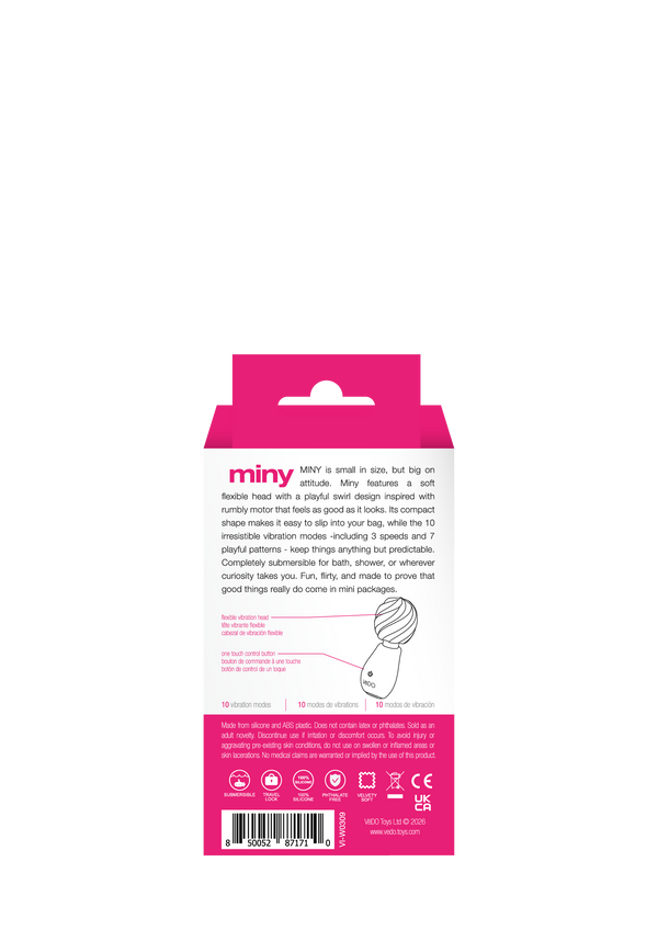 Miny Rechargeable Extra Mini Wand Pink