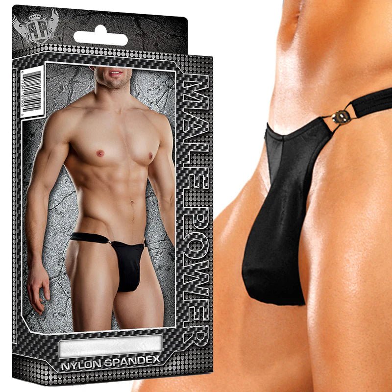Male Power Bong Clip Thong S/M Underwear - TruLuv Novelties