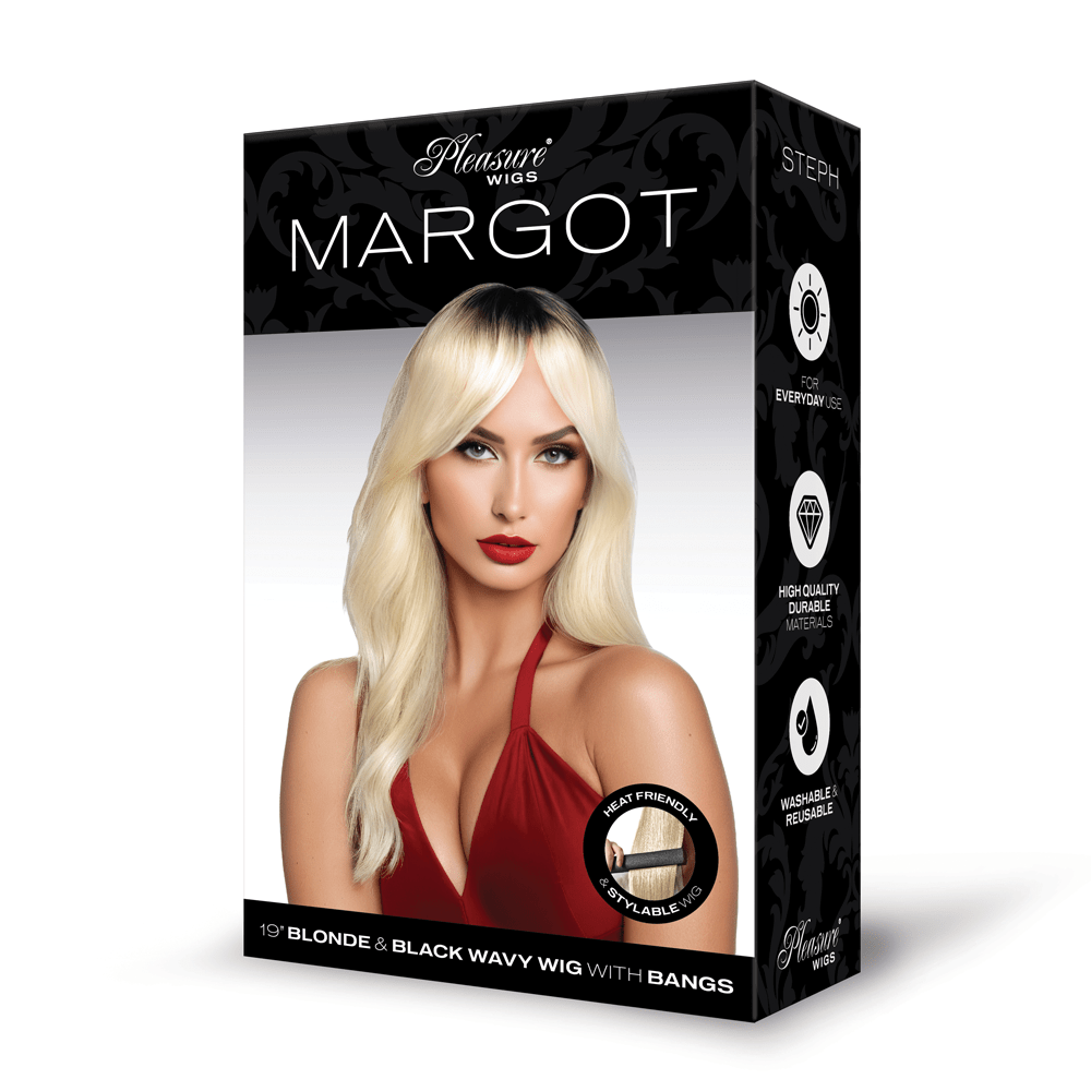 Margot Premium Stylable Wig - Blonde / Black - TruLuv Novelties