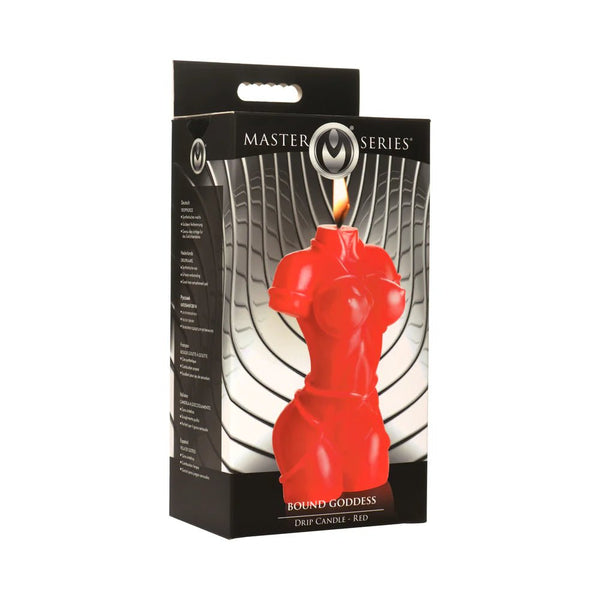 Master Series Bound Goddess Drip Candle Red - TruLuv Novelties