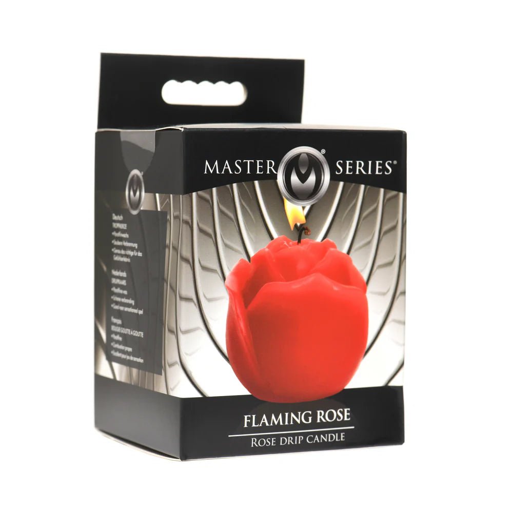 Master Series Flaming Rose Drip Candle - TruLuv Novelties