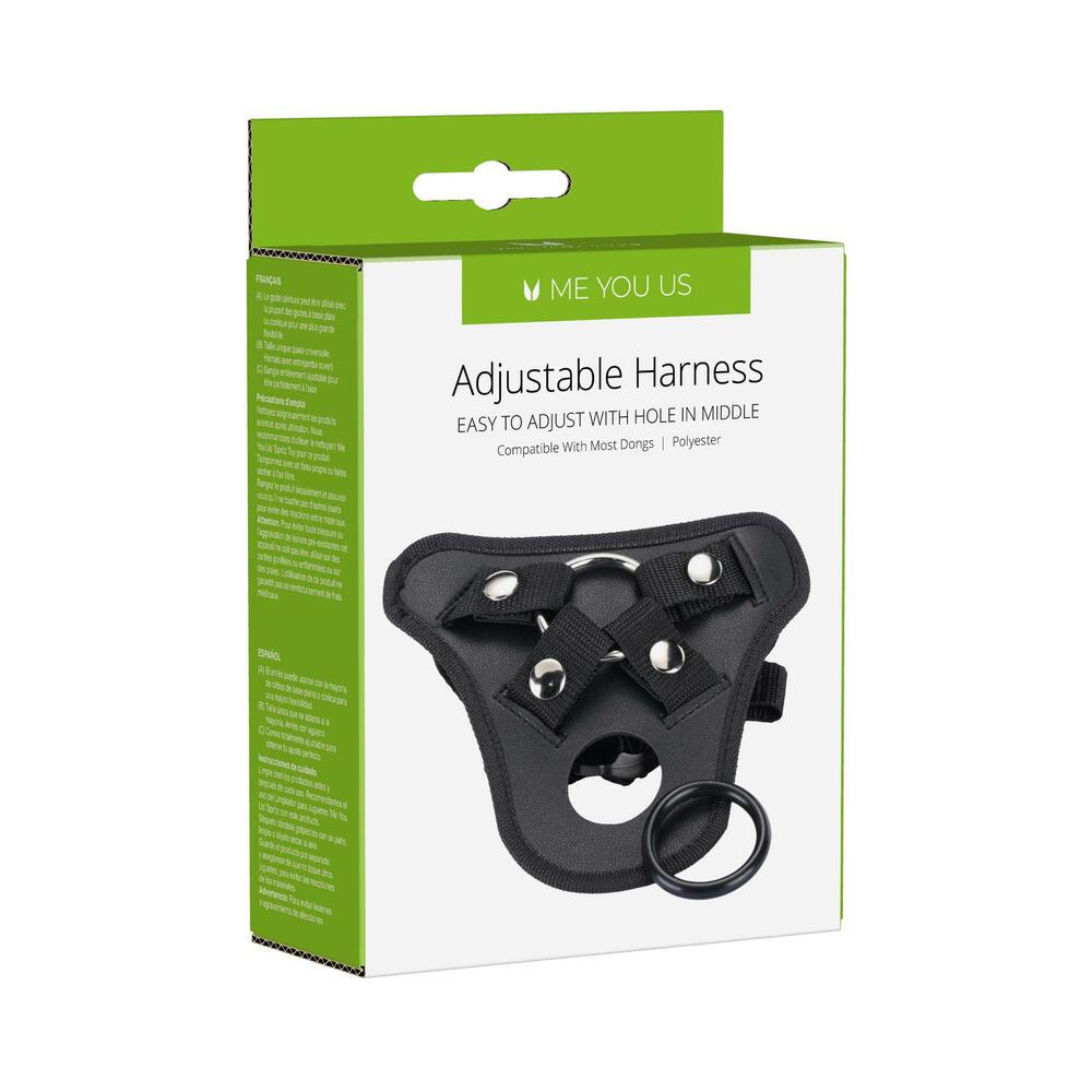 Me You Us Adjustable Harness Black - TruLuv Novelties