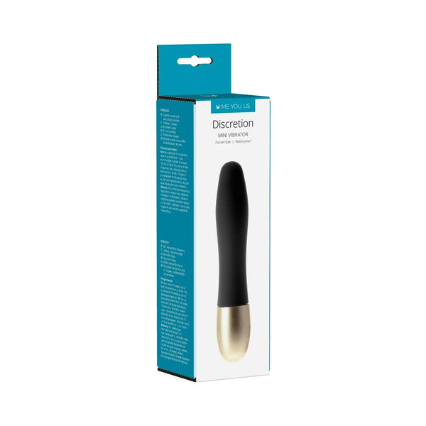 Me You Us Discretion Bullet Vibrator Black - TruLuv Novelties