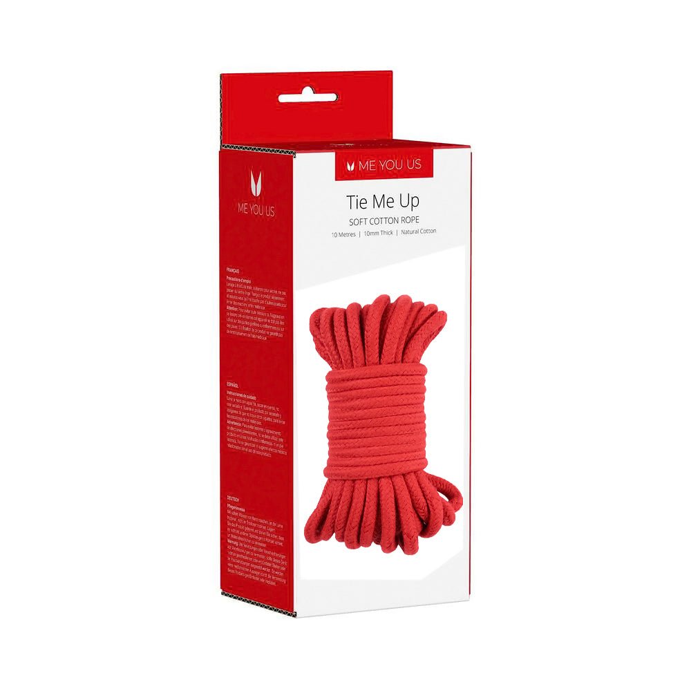 Me You Us Tie Me Up Rope 10m Red - TruLuv Novelties