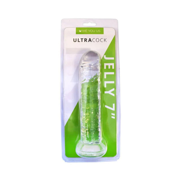 Me You Us Ultracock Clear Jelly 7 in. Dong - TruLuv Novelties