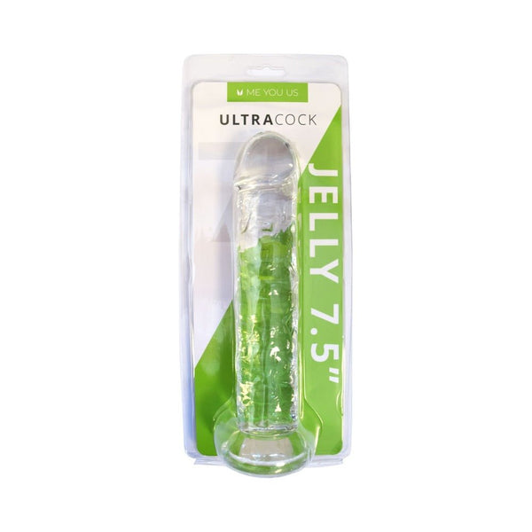 Me You Us Ultracock Clear Jelly 7.5 in. Dong - TruLuv Novelties