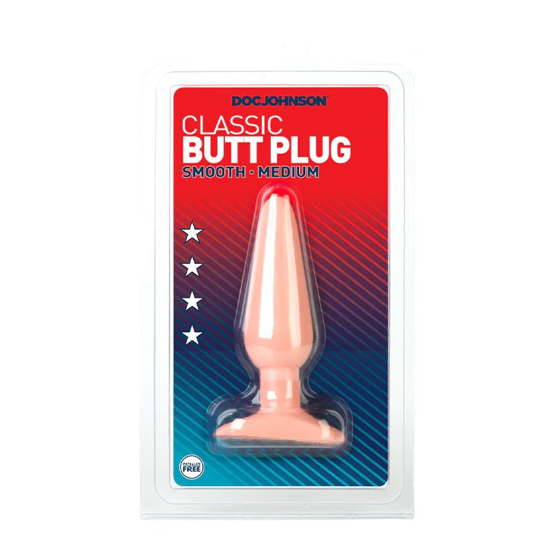 Medium Butt Plug (Flesh) - TruLuv Novelties