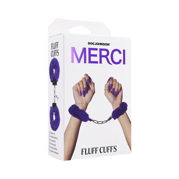 Merci Fluff Cuffs Violet - TruLuv Novelties