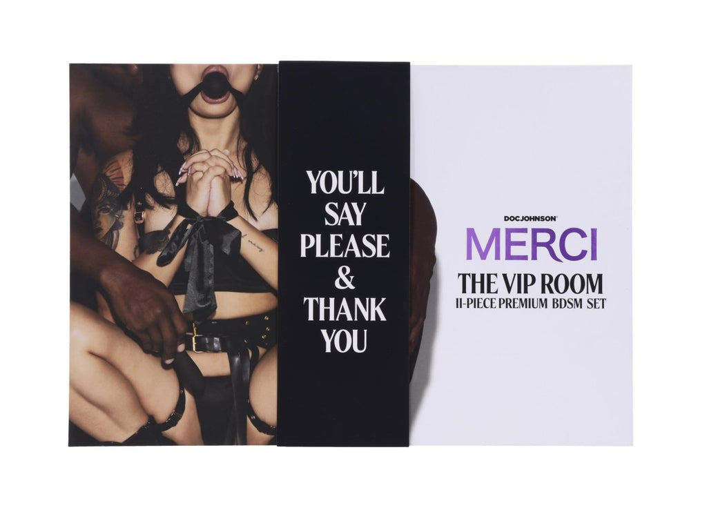 Merci - the Vip Room - BDSM Premium Set - Black - TruLuv Novelties