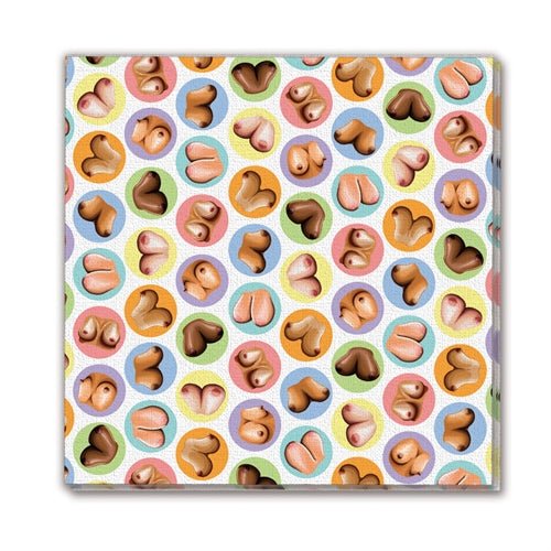 Mini Boobs Napkins 8 Pack - TruLuv Novelties