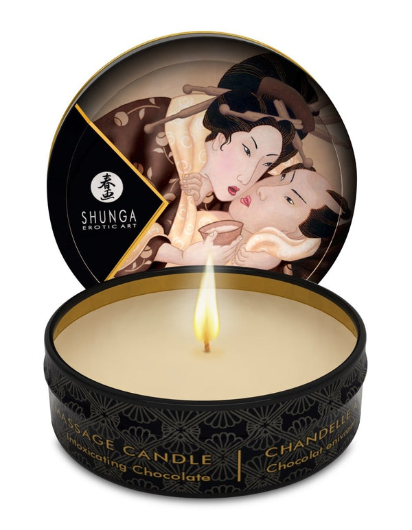 Mini Massage Candle - Excitation - Intoxicating Chocolate - 1 Fl. Oz. - TruLuv Novelties