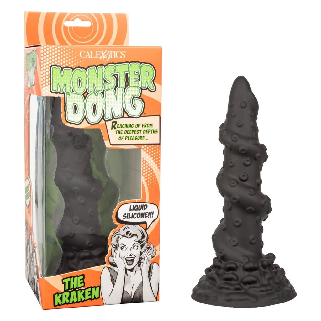 Monster Dong the Kraken 8" - Black - TruLuv Novelties