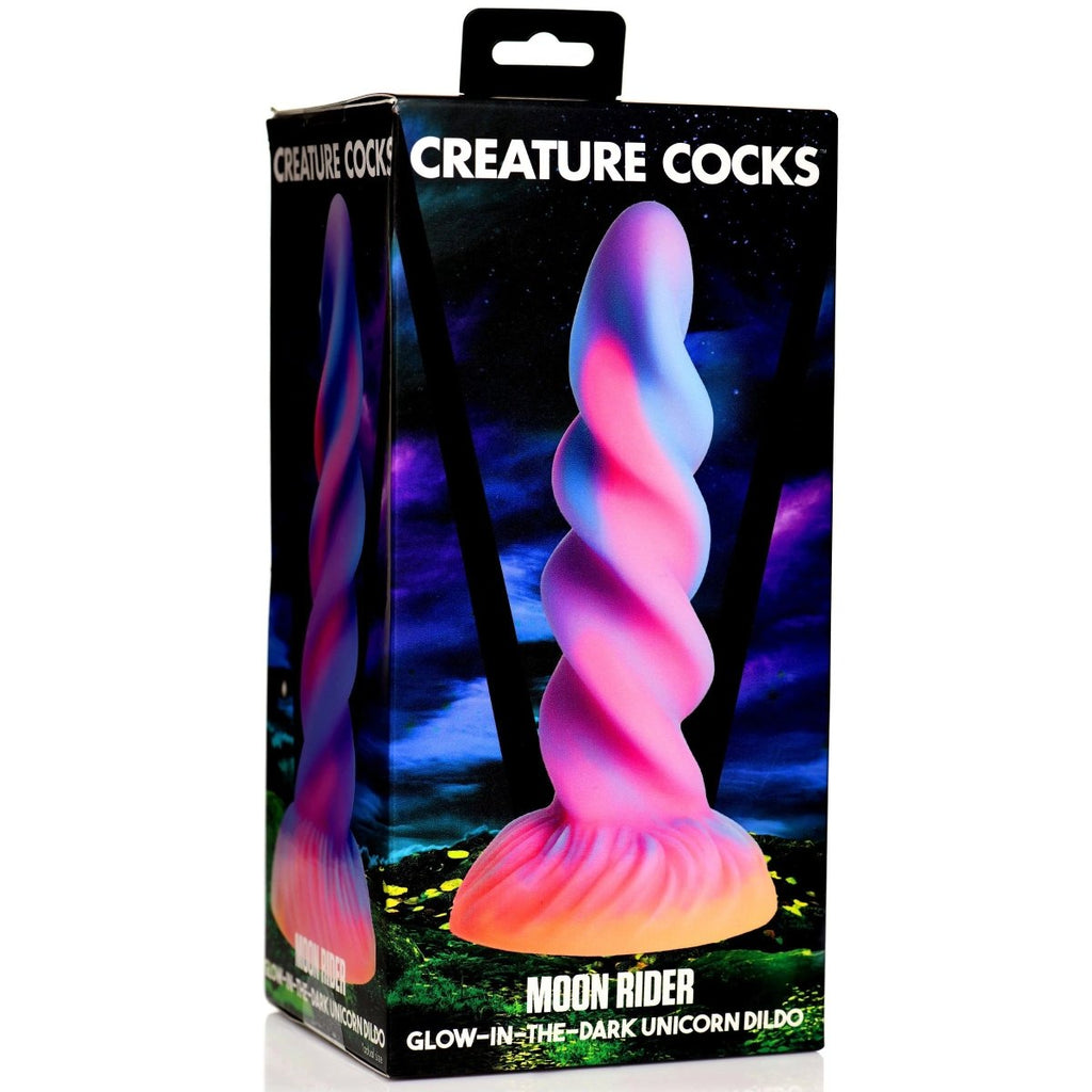 Moon Rider Glow-in-the-Dark Unicorn Dildo - TruLuv Novelties