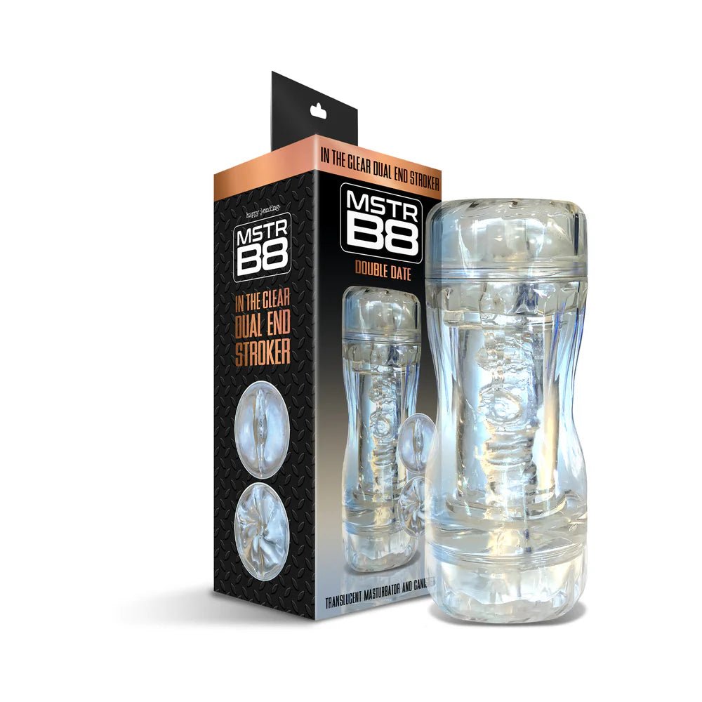 MSTR B8 In The Clear Double Date Dual End Stroker - TruLuv Novelties