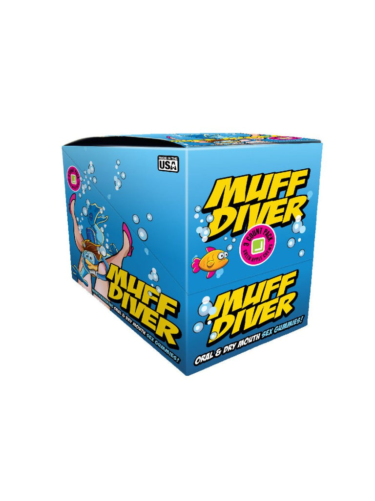 Muff Diver Mouth Watering Oral Sex Gummies - 20 Ct Display - TruLuv Novelties