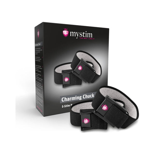 Mystim Charming Chuck 2-Piece Strap Set with 2mm Adapter - TruLuv Novelties