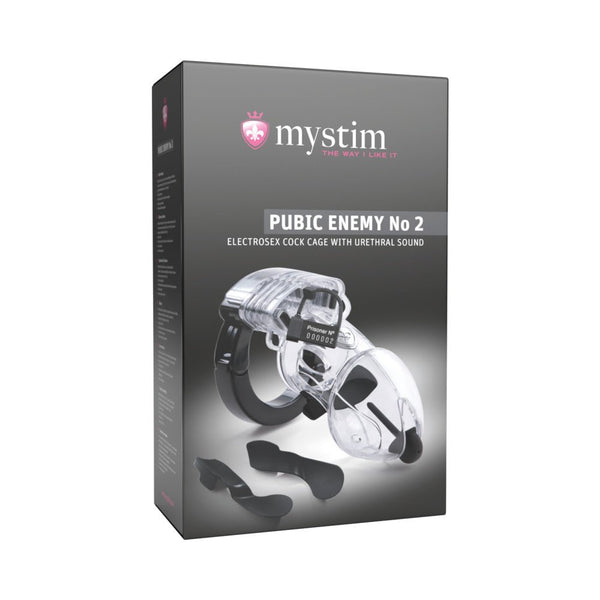 Mystim Pubic Enemy No 2 Electrosex Cock Cage - TruLuv Novelties