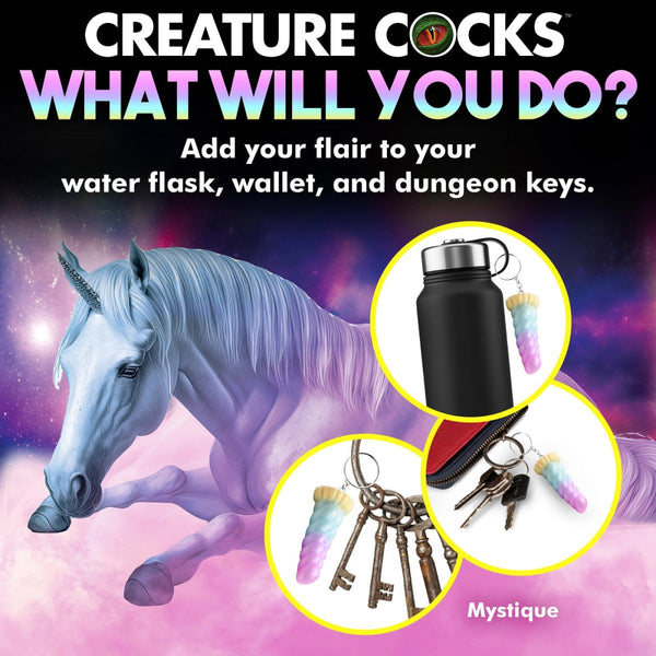 Mystique Unicorn Keychain - TruLuv Novelties