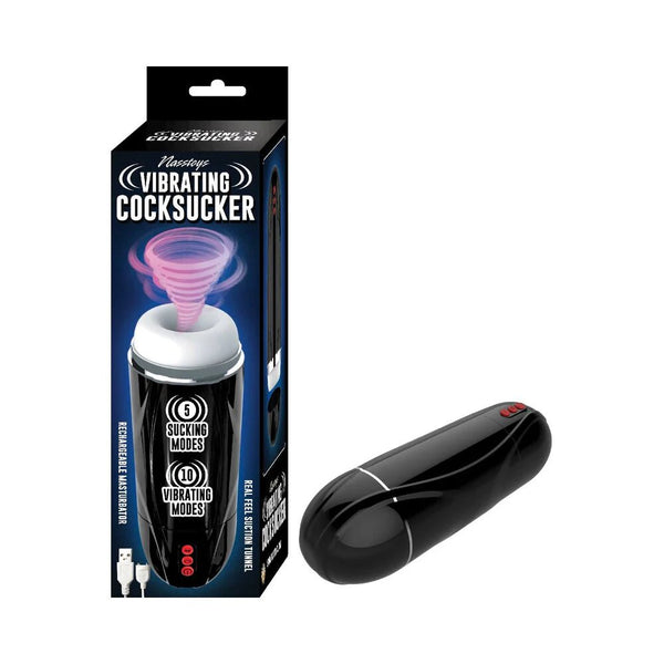 Nasstoys Vibrating Cocksucker Black - TruLuv Novelties