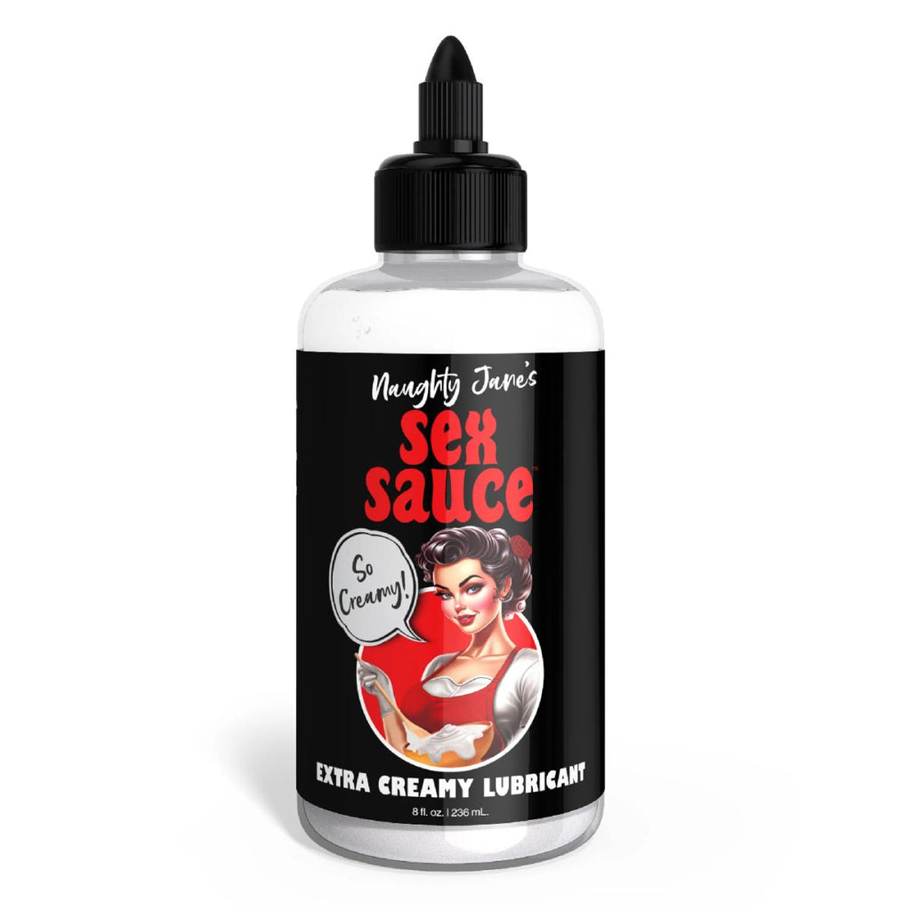 Naughty Jane's Sex Sauce Extra Creamy Lubricant 8 Oz - TruLuv Novelties