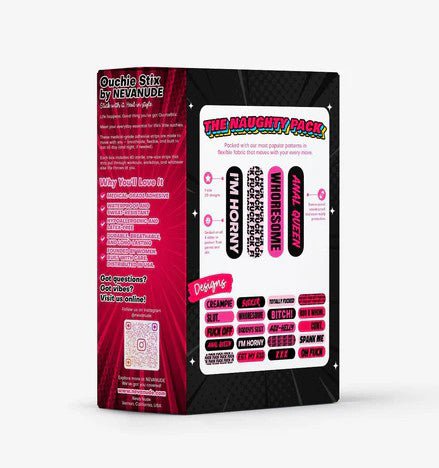 Naughty Naughty XXX Ouchie Stix Bandages 40pack - TruLuv Novelties