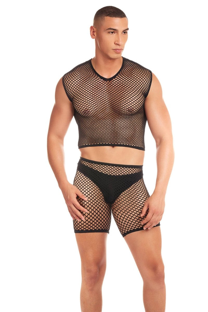 Net - Bula 3pc Set - Small/medium - Black - TruLuv Novelties