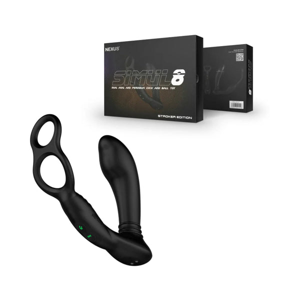 Nexus Simul8 Stroker Edition Silicone Black - TruLuv Novelties