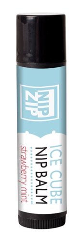 Nip Zip Ice Cube Nip Balm - Strawberry Mint - Tube Carded - TruLuv Novelties