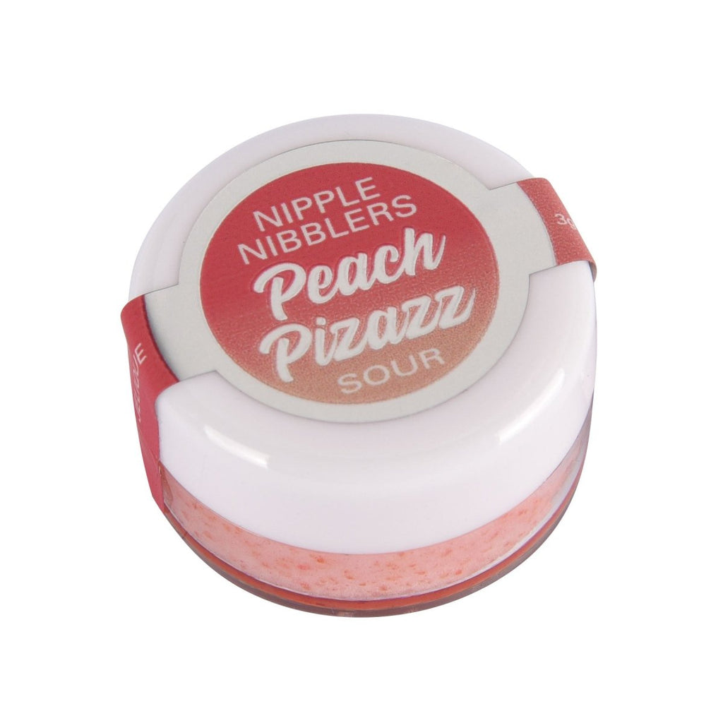 Nipple Nibbler Sour Pleasure Balm Peach Pizazz - 3g Jar - TruLuv Novelties