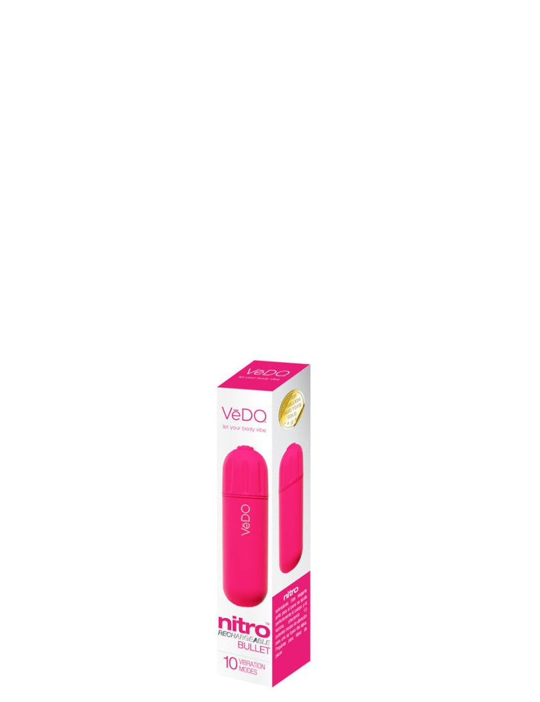 Nitro Rechargeable Bullet - Pink - TruLuv Novelties