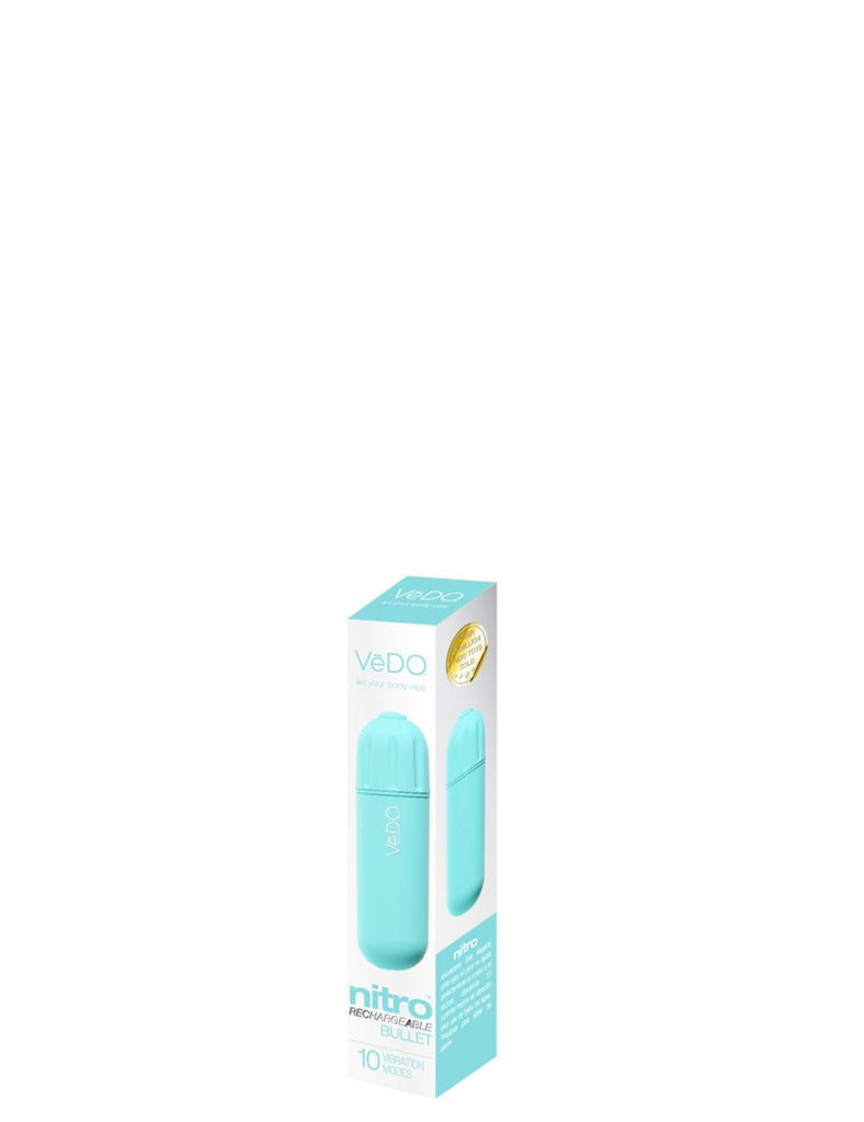 Nitro Rechargeable Bullet - Turquoise - TruLuv Novelties