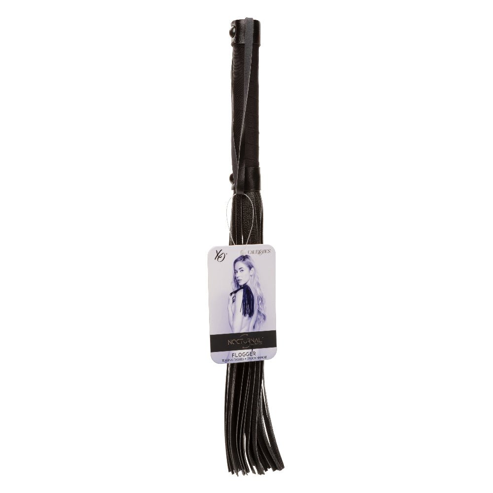 Nocturnal Collection Flogger - Black - TruLuv Novelties