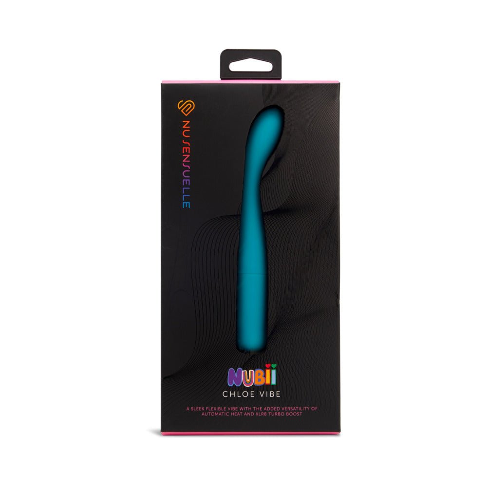Nu Sensuelle Chloe Nubii Warming Slim G with Turbo Boost and Heat Blue - TruLuv Novelties