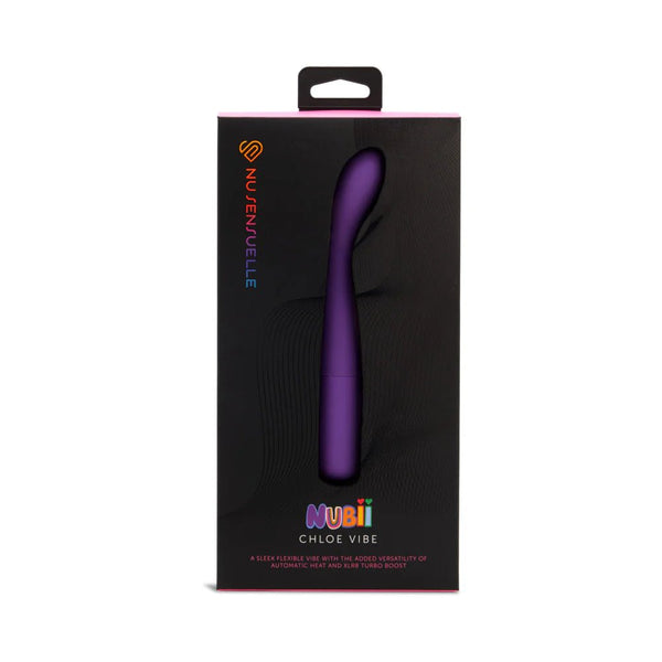Nu Sensuelle Chloe Nubii Warming Slim G with Turbo Boost and Heat Purple - TruLuv Novelties