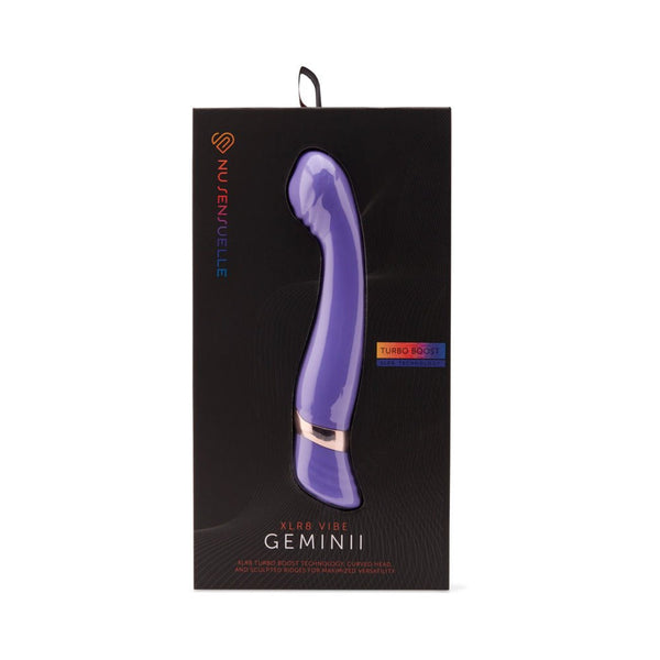 Nu Sensuelle Geminii Xlr8 14 Func Double Motor Vibe - Ultra Violet - TruLuv Novelties
