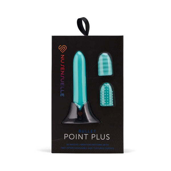 Nu Sensuelle Point Plus Bullet with Sleeves Tiffany Blue - TruLuv Novelties