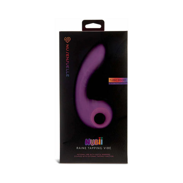 Nu Sensuelle Raine Nubii Tapping Vibe with Turbo Boost and Heat Purple - TruLuv Novelties