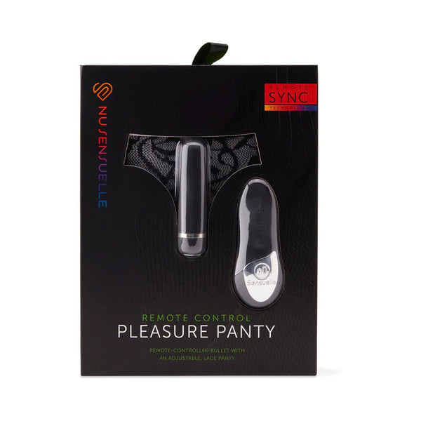 Nu Sensuelle Remote Control Pleasure Panty Black - TruLuv Novelties