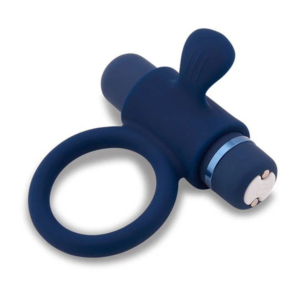 Nu Sensuelle Silicone Bullet Ring - Navy Blue - TruLuv Novelties