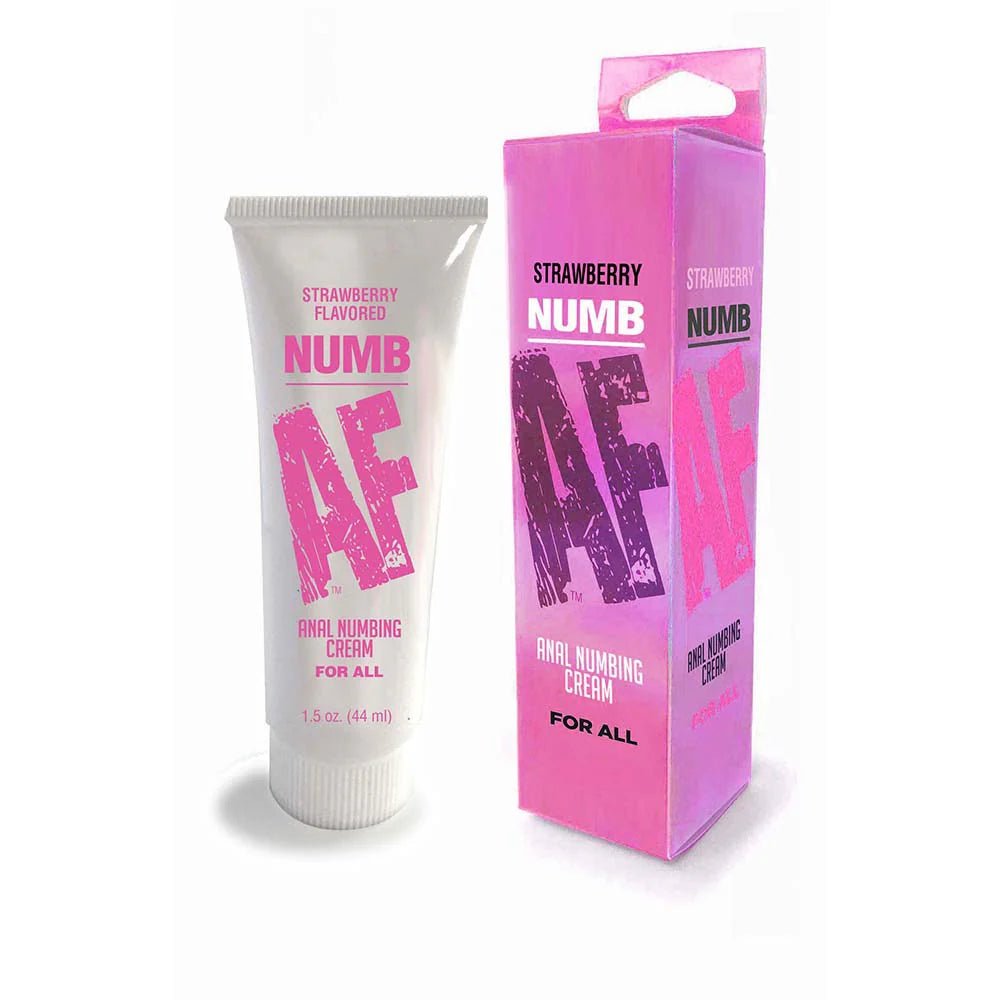 Numb AF Anal Desensitizer Strawberry 1.5 oz. - TruLuv Novelties