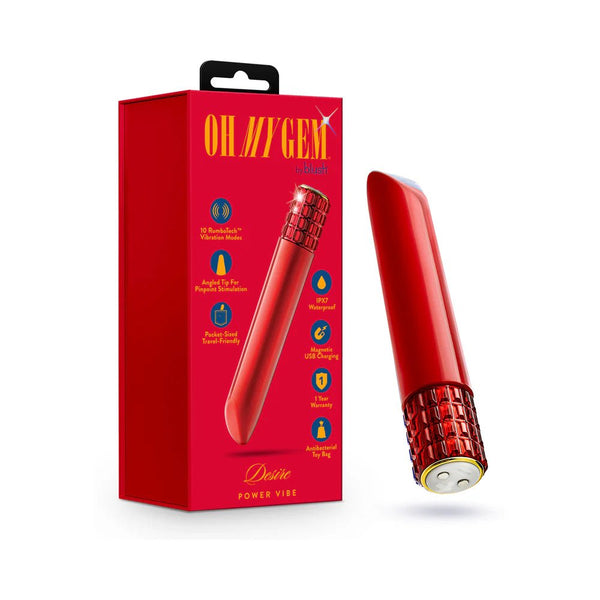 Oh My Gem Desire Vibe Ruby - TruLuv Novelties